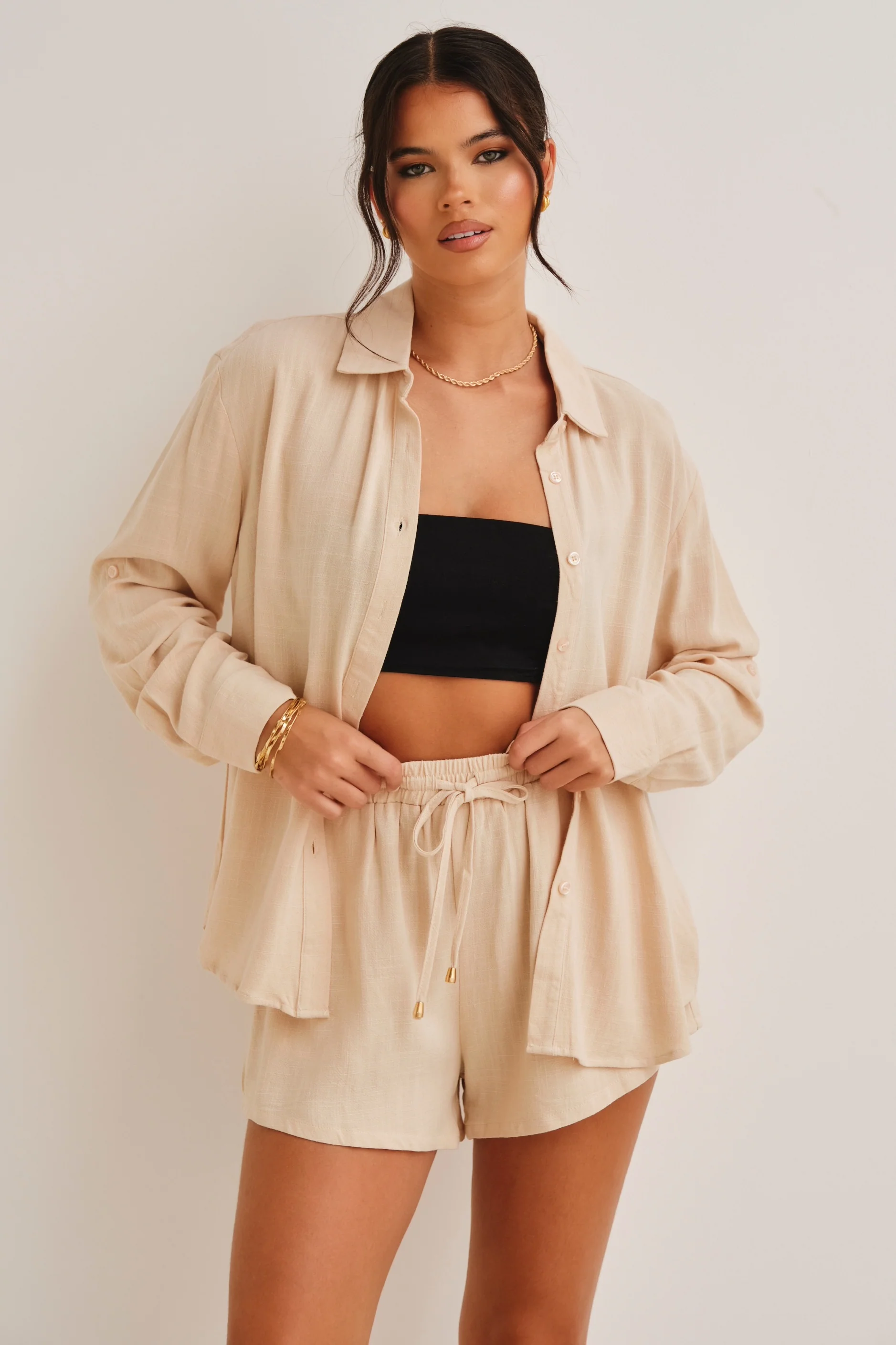 Kiana Shirt Sand - Mc Mu