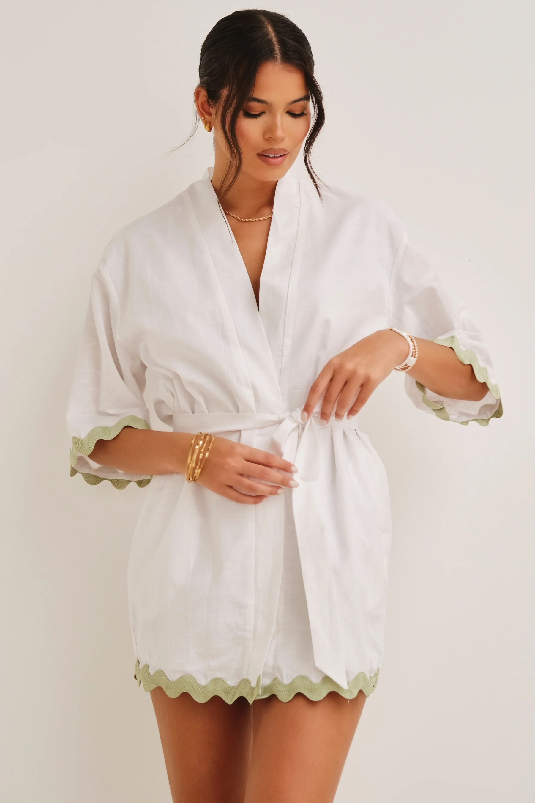 Harry Mini Dress White - Mc Mu