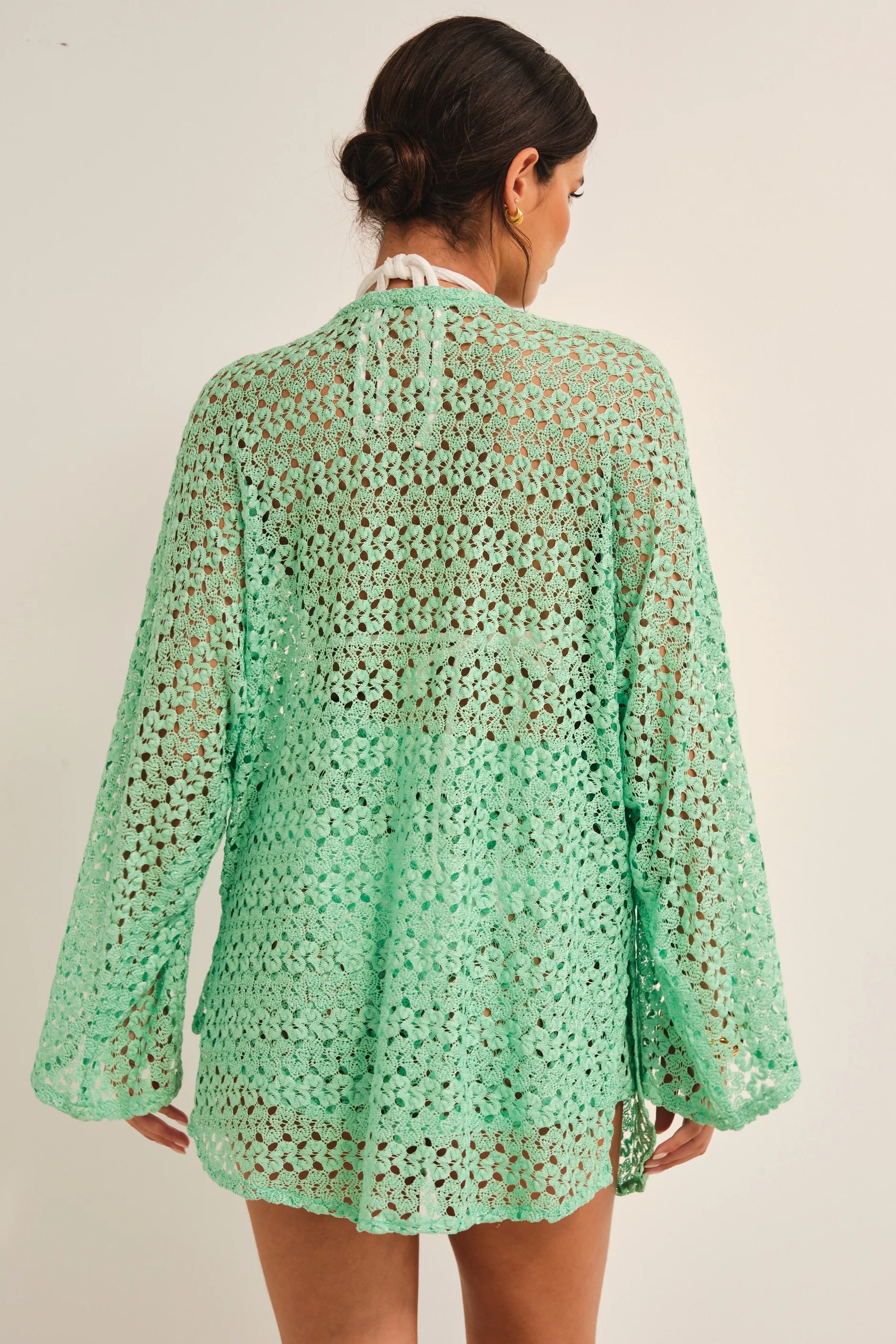 Palma Shorts Knitted Green - Mc Mu