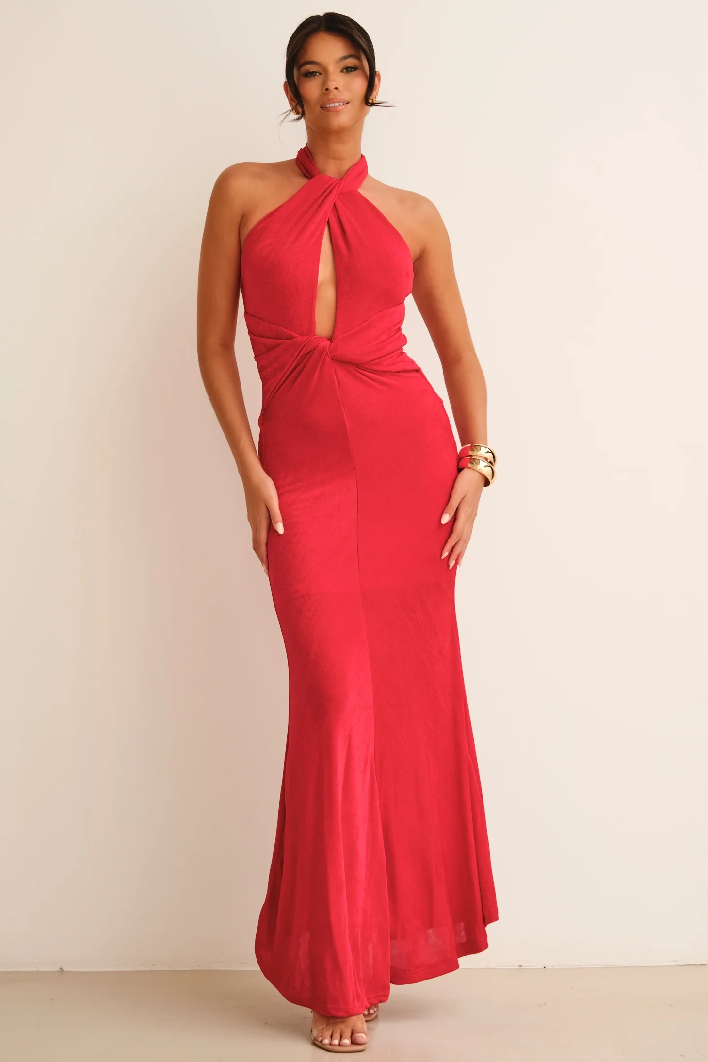 Malibu Maxi Dress Red - Mc Mu