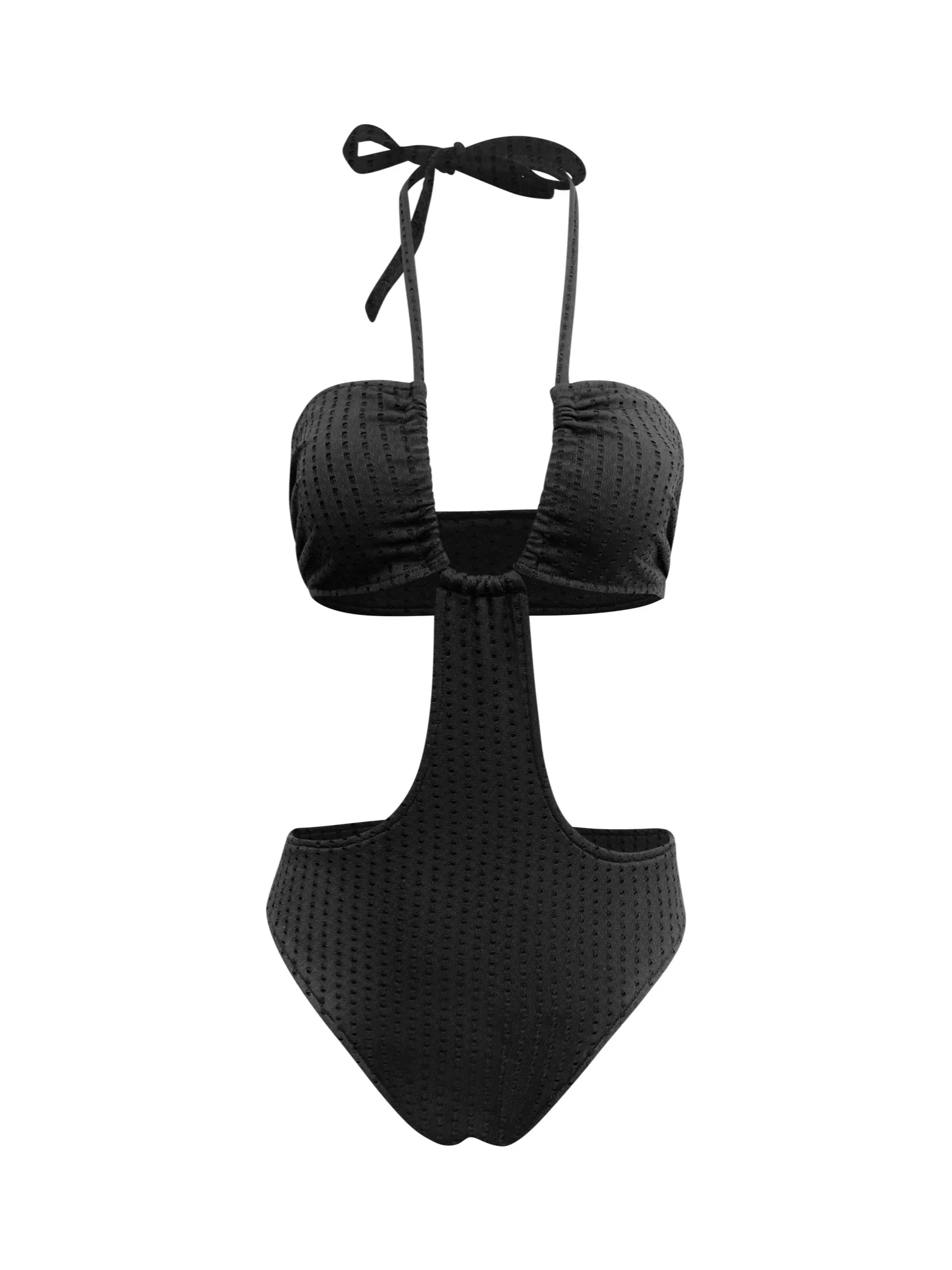 Rae Cut-out Swimsuit Black - Mc Mu