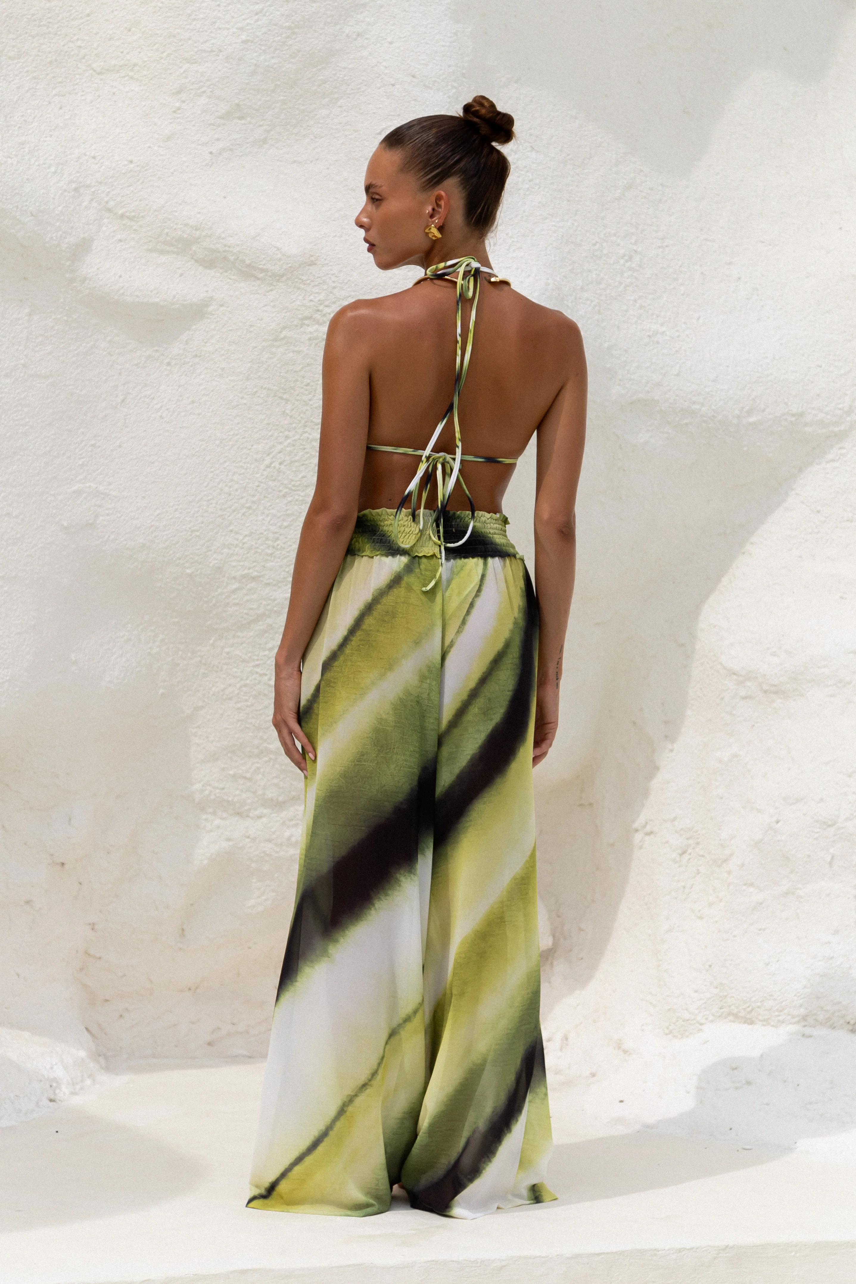 Zenia Shirred Pants Natura - Mc Mu