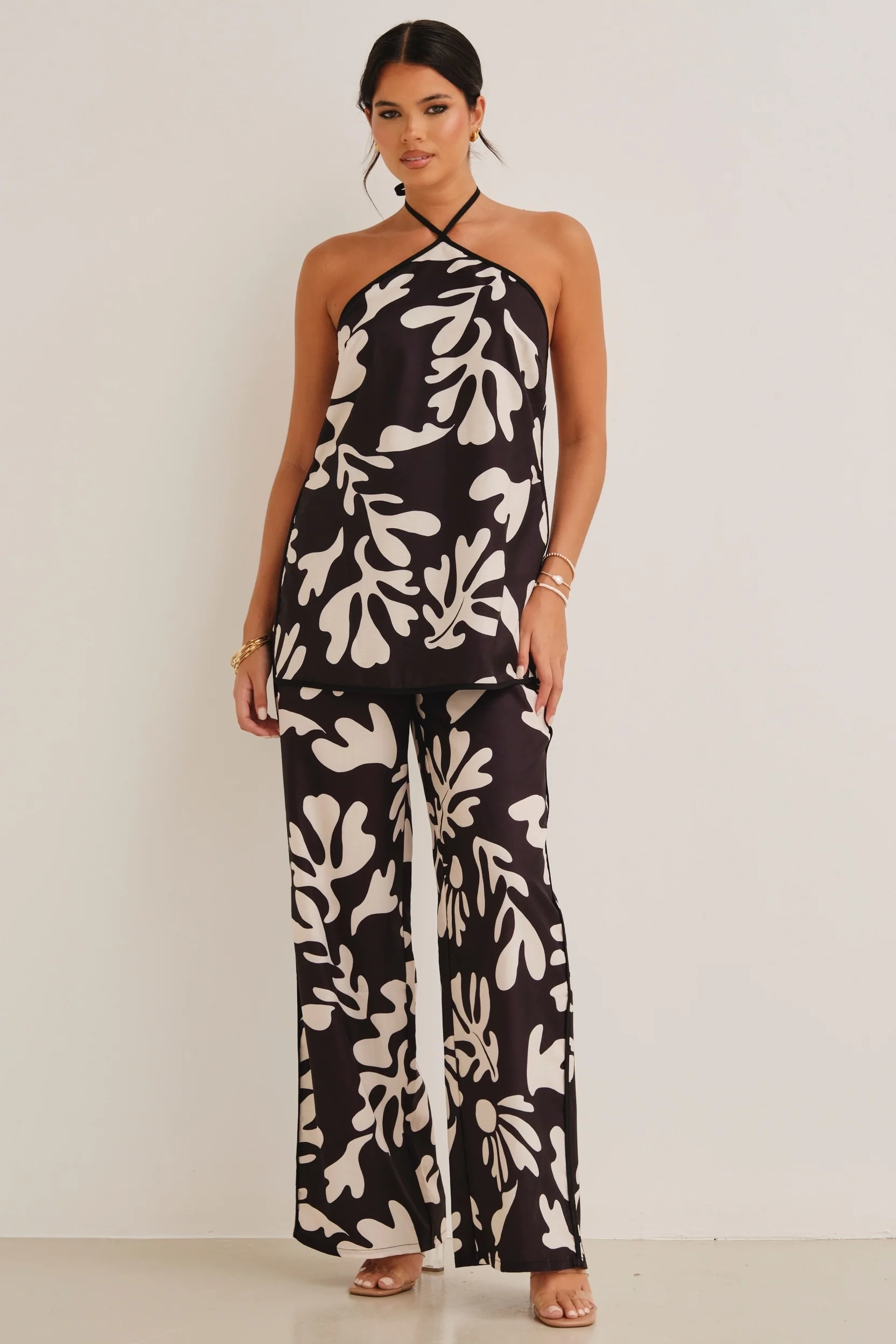 ILAH Pants Black Botanica - Mc Mu