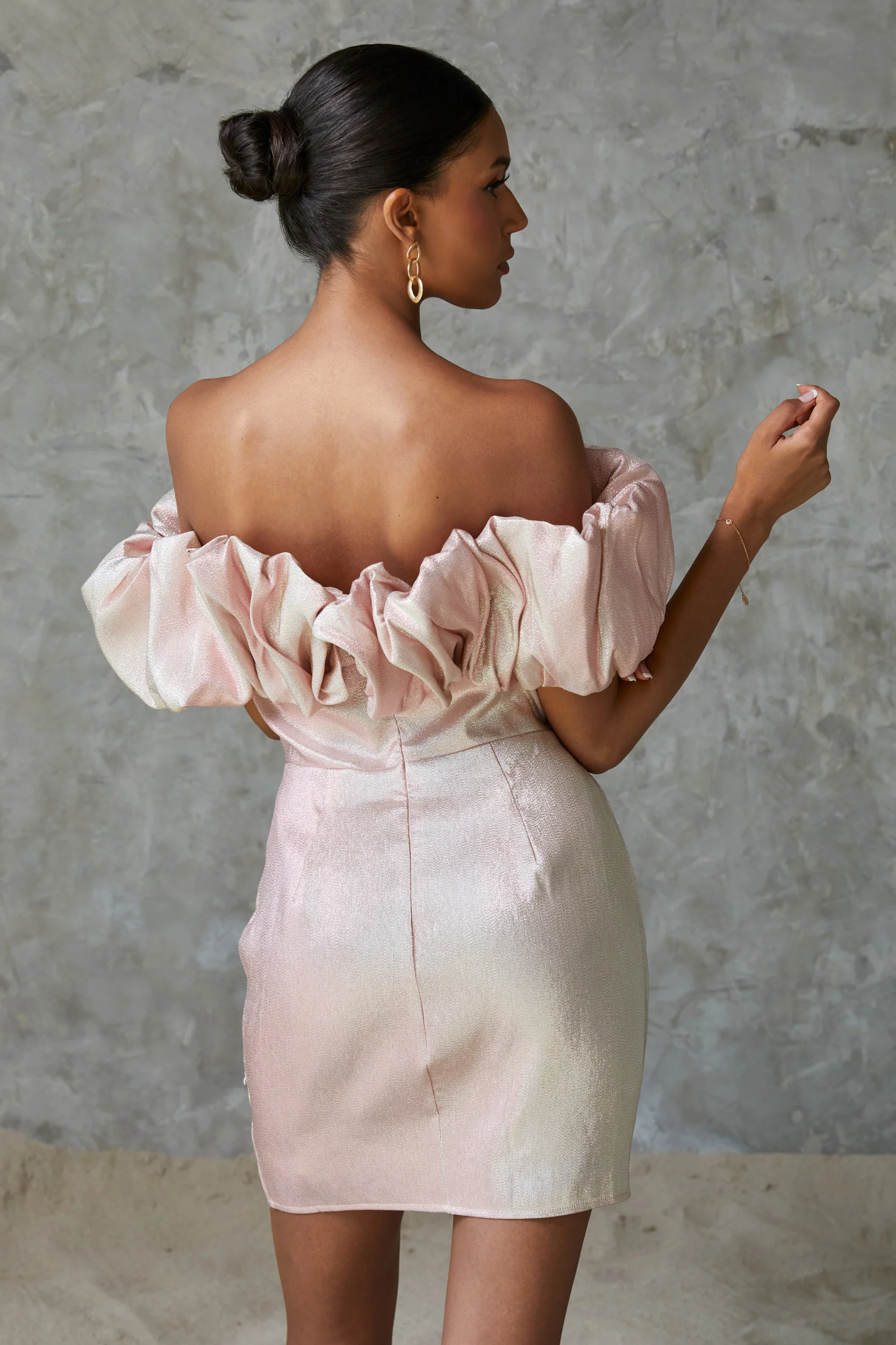 Renee Mini Dress Blush Pink - Mc Mu