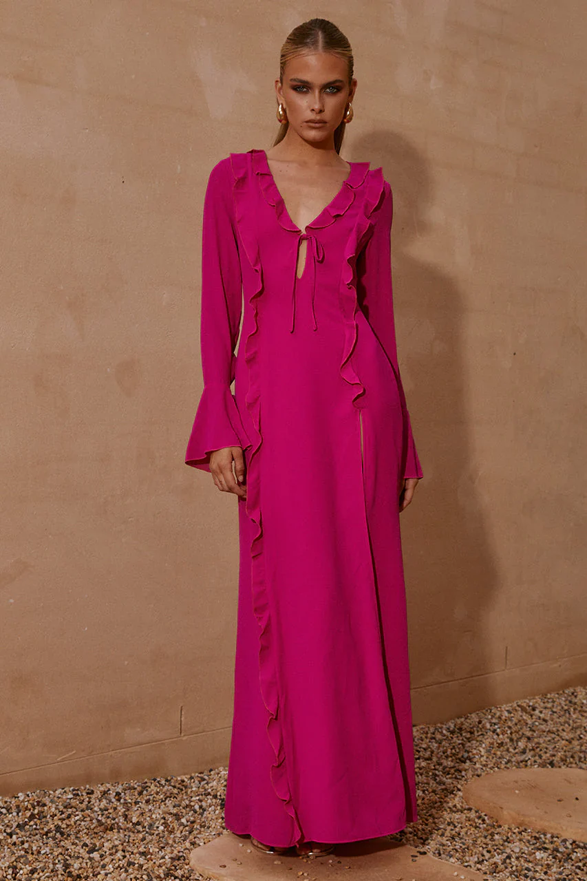 OXANA L/S DRESS - PINK - Mc Mu