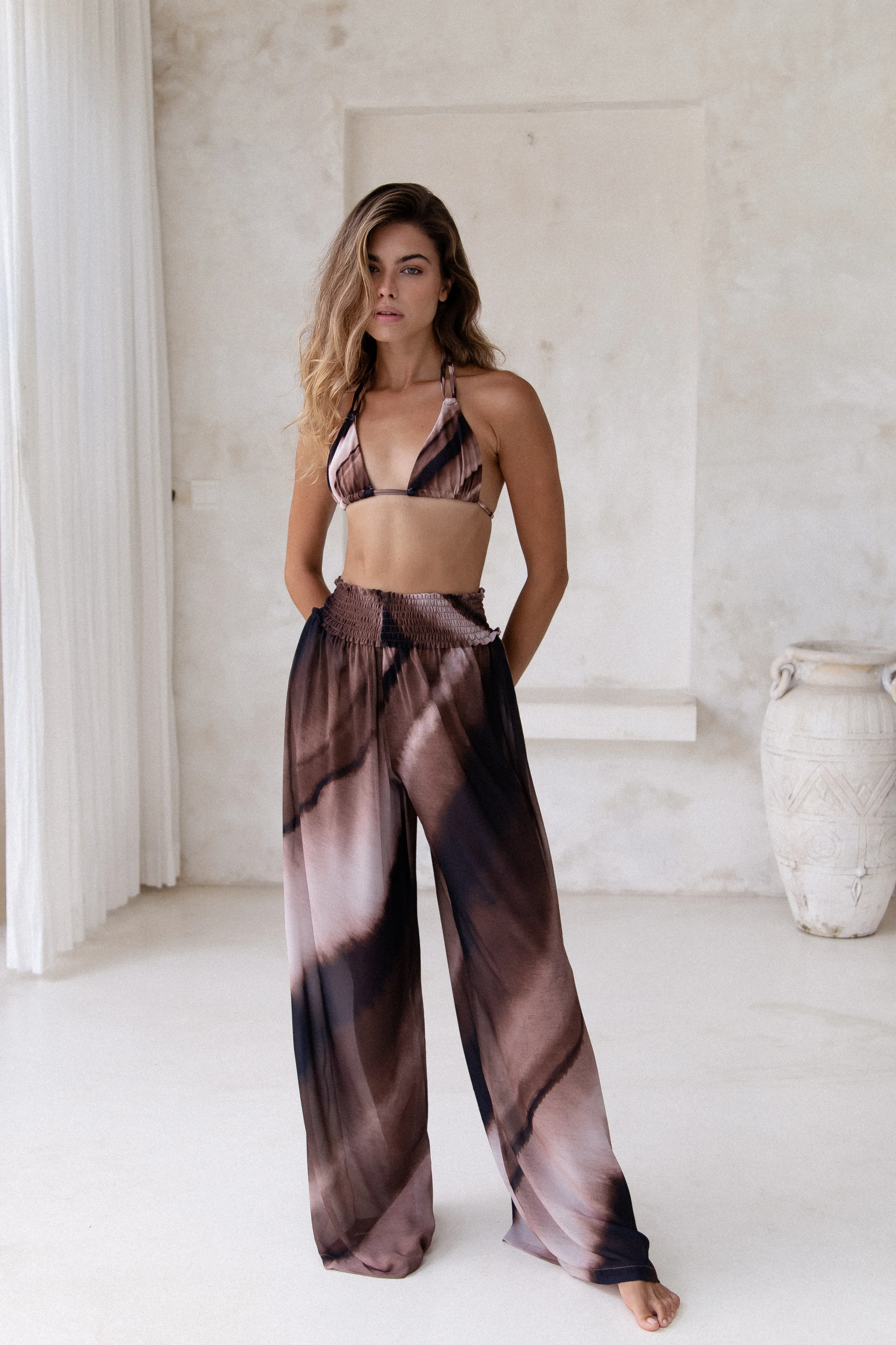 Catalina  Triangle Bikini  Top Brown Natura - Mc Mu