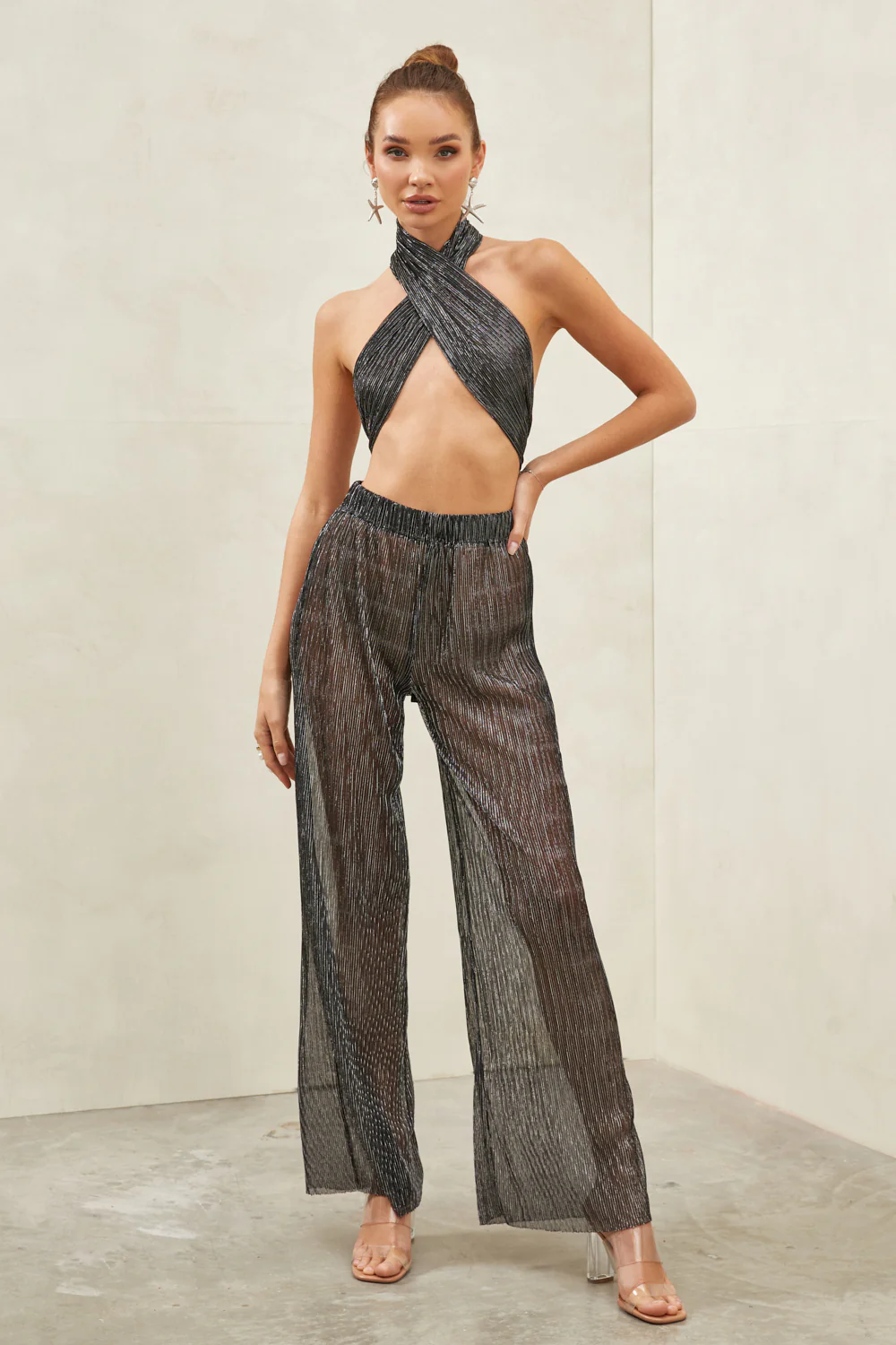 Lux Wrap Top Black - Mc Mu