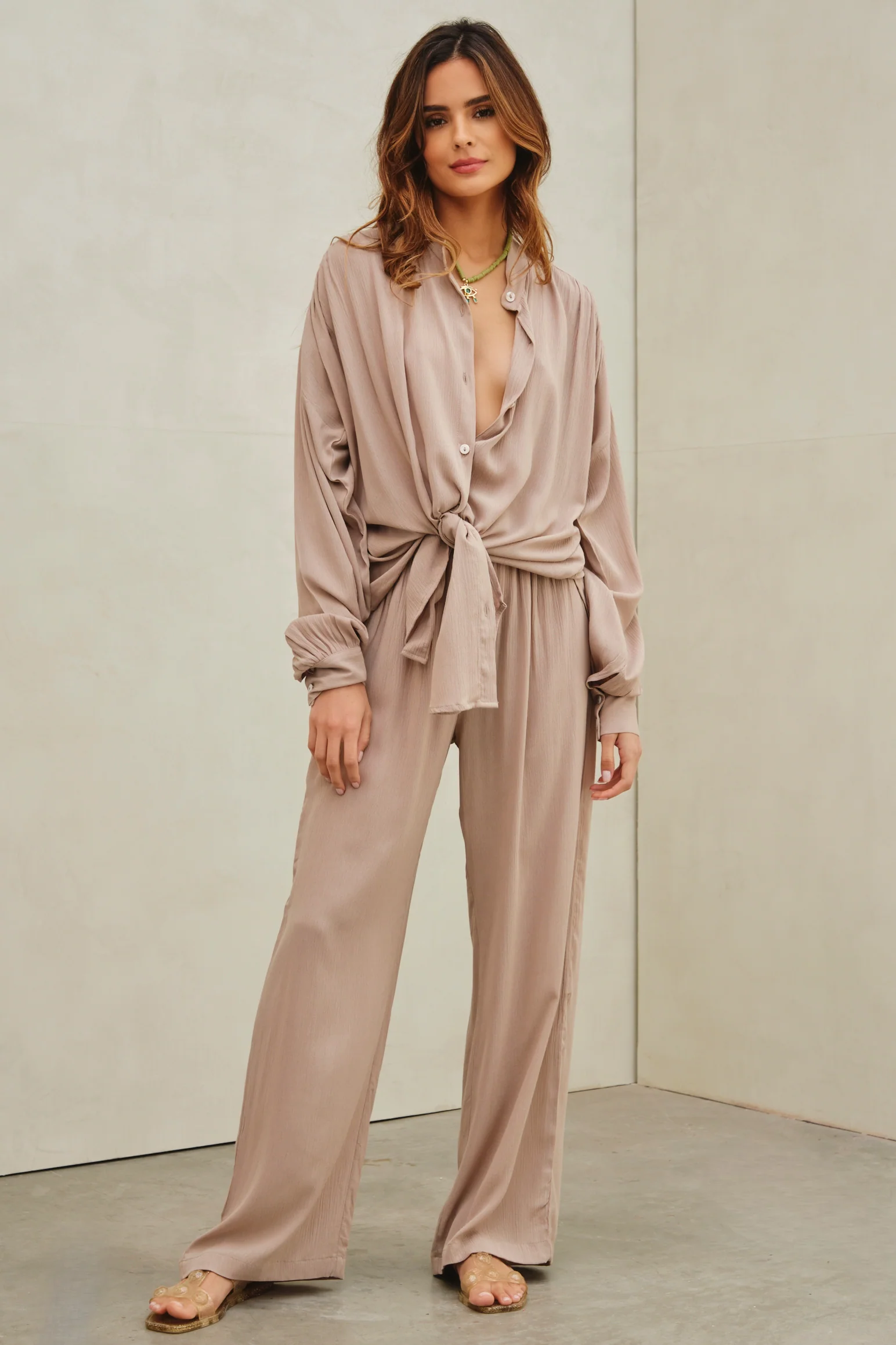 Tempus Beach Shirt Sand - Mc Mu