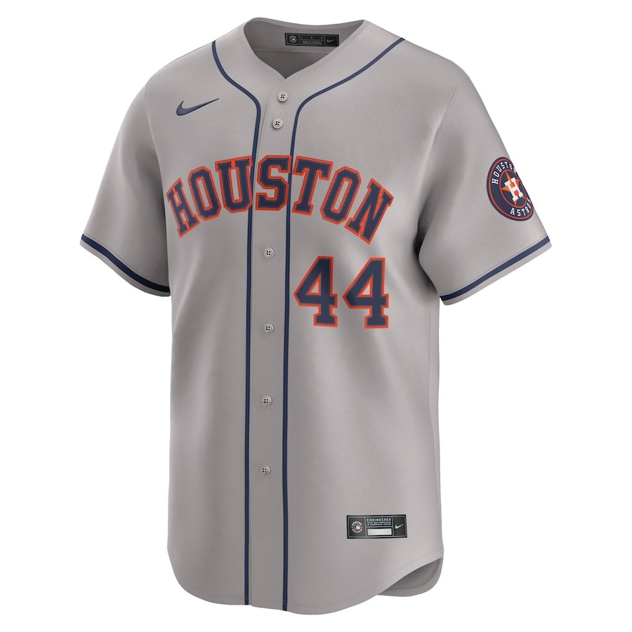 Men's Houston Astros Yordan Alvarez Nike Gray Away Limited Player Jersey - Mc Mu