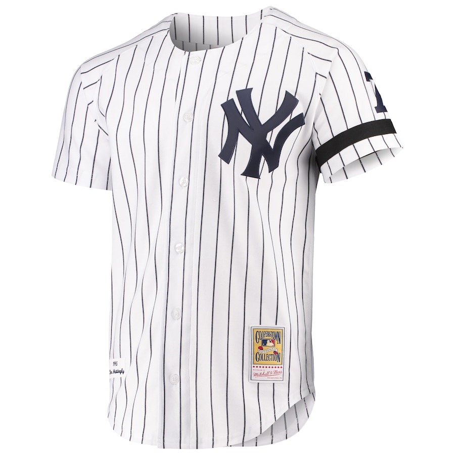 Don Mattingly New York Yankees Mitchell & Ness Cooperstown Collection Authentic Jersey - White - Mc Mu
