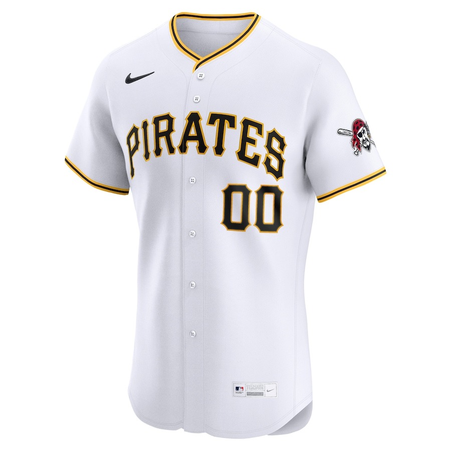 Youth Pittsburgh Pirates Nike White Home Limited Custom Jersey - Mc Mu