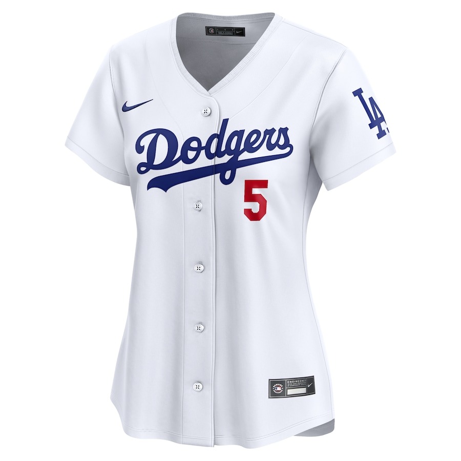Women's Los Angeles Dodgers Freddie Freeman Nike White 2024 World Series Champions Home Limited Player Jersey - Mc Mu