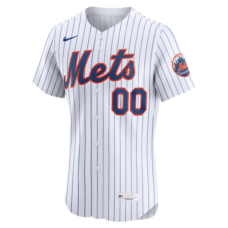 Men's New York Mets  Nike White 2024 MLB World Tour London Series Home Pick-A-Player Limited Jersey - Mc Mu
