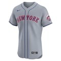 Men's New York Mets  Nike Gray Away Limited Custom Jersey - Mc Mu