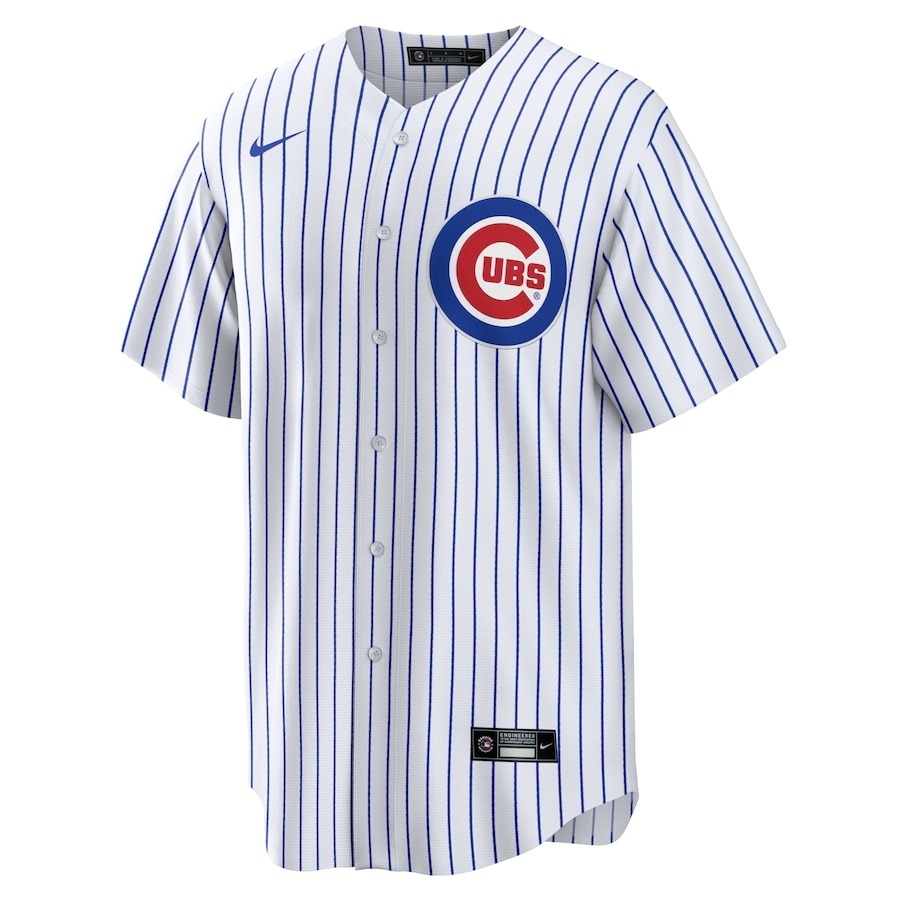Men's Chicago Cubs Nico Hoerner Nike White Replica Player Jersey - Mc Mu