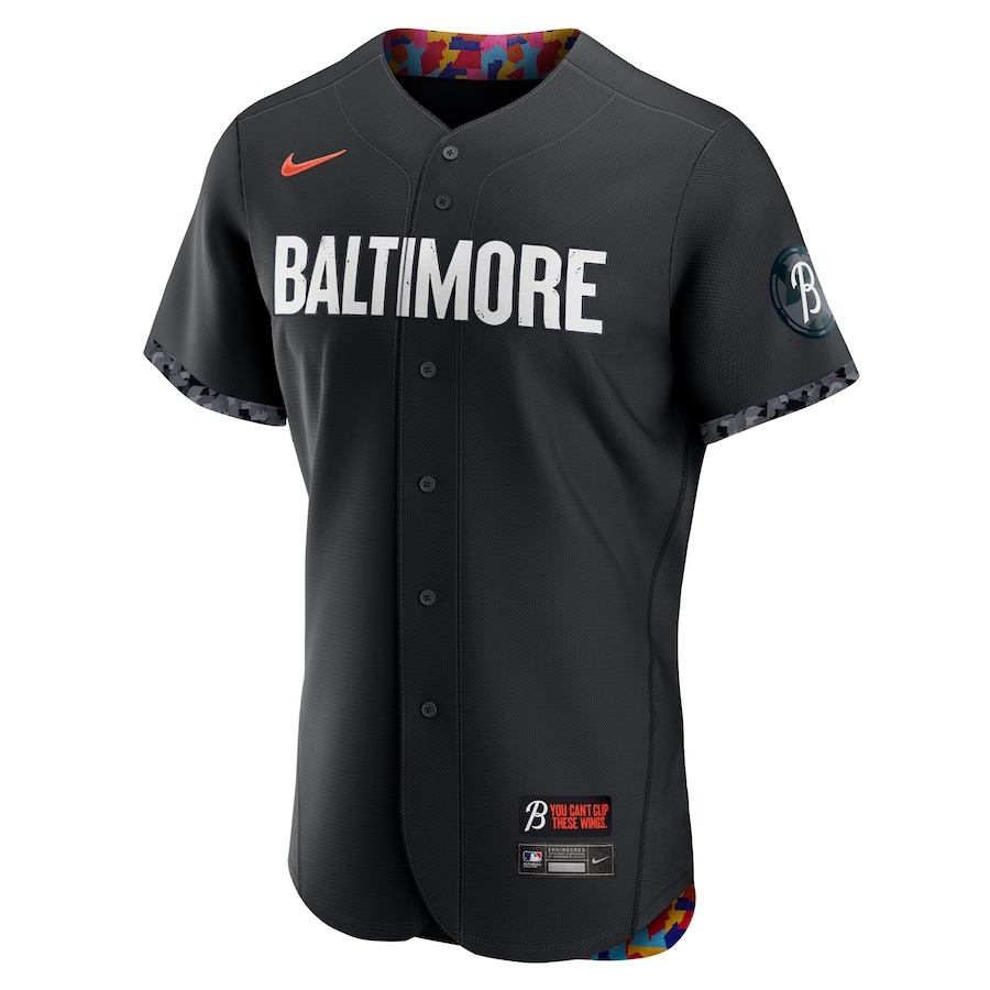 Men's Baltimore Orioles Jackson Holliday Nike Black City Connect Authentic Player Jersey - Mc Mu