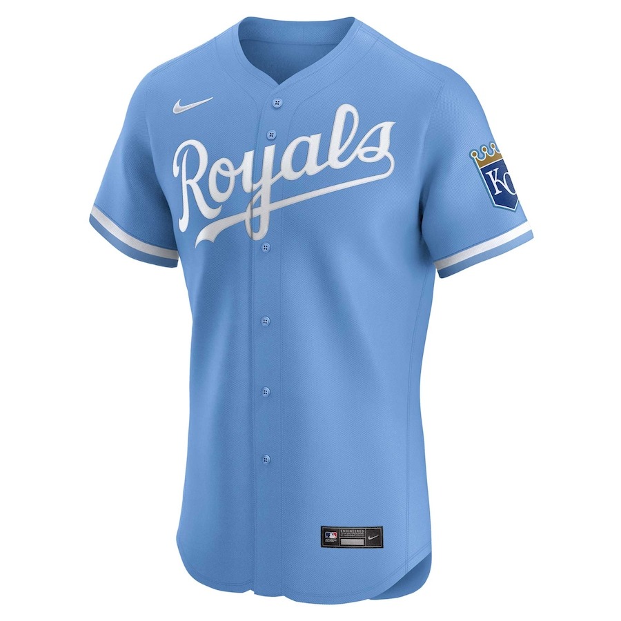 Men's Kansas City Royals  Nike Light Blue  Alternate Limited Custom Jersey - Mc Mu