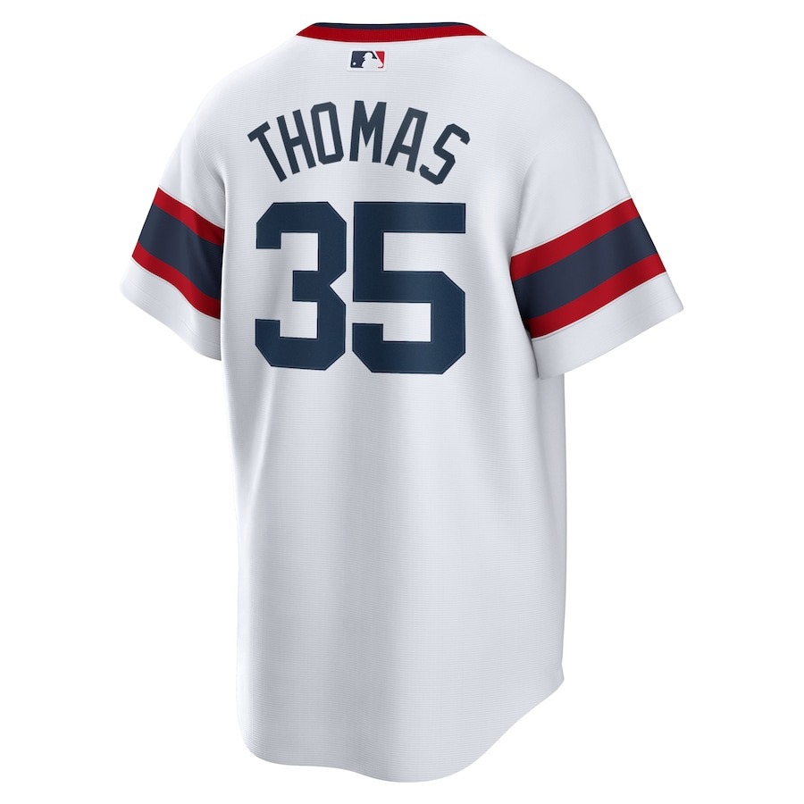 Men's Chicago White Sox Frank Thomas Nike White Home Cooperstown Collection Player Jersey - Mc Mu