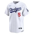 Men's Los Angeles Dodgers Freddie Freeman Nike White 2024 World Series Home Limited Player Jersey - Mc Mu