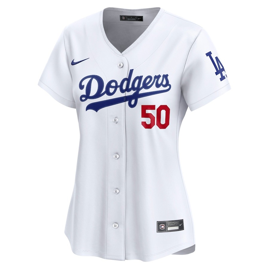 Women's Los Angeles Dodgers Mookie Betts Nike White Home Limited Player Jersey - Mc Mu