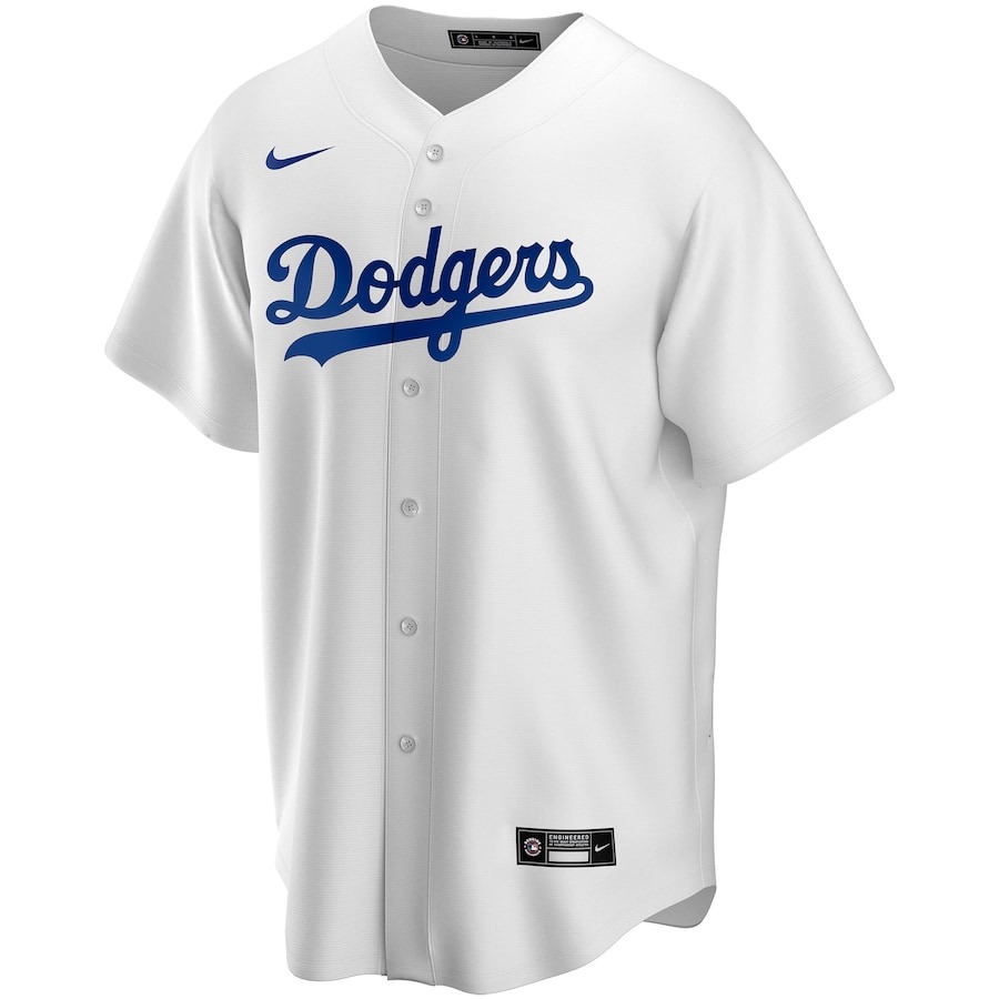 Men's Los Angeles Dodgers Nike White 2024 World Series Home Custom Replica Jersey - Mc Mu