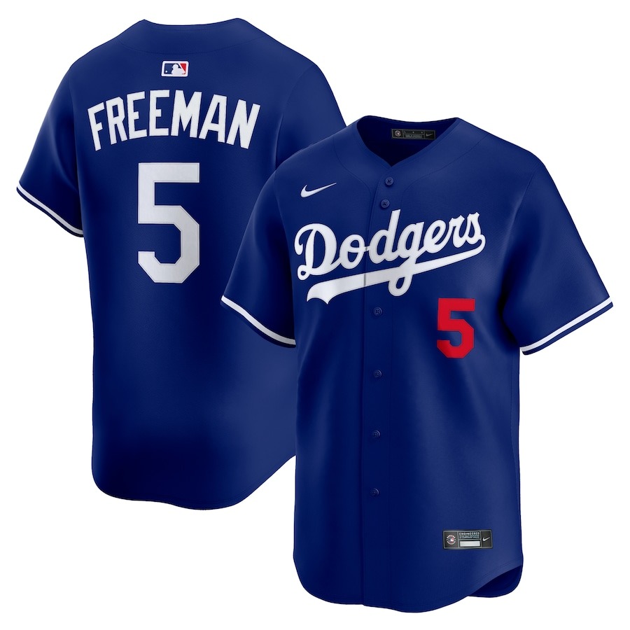 Youth Los Angeles Dodgers Freddie Freeman Nike Royal Alternate Limited Player Jersey - Mc Mu