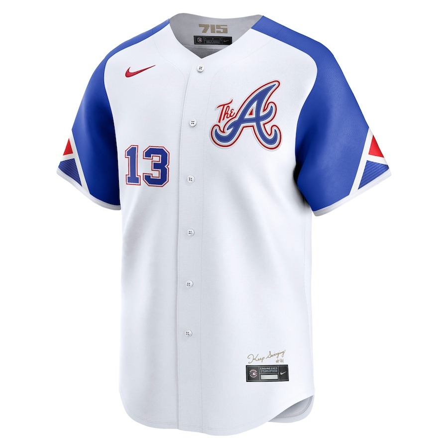 Men's Atlanta Braves Ronald Acuña Jr. Nike White City Connect Limited Player Jersey - Mc Mu