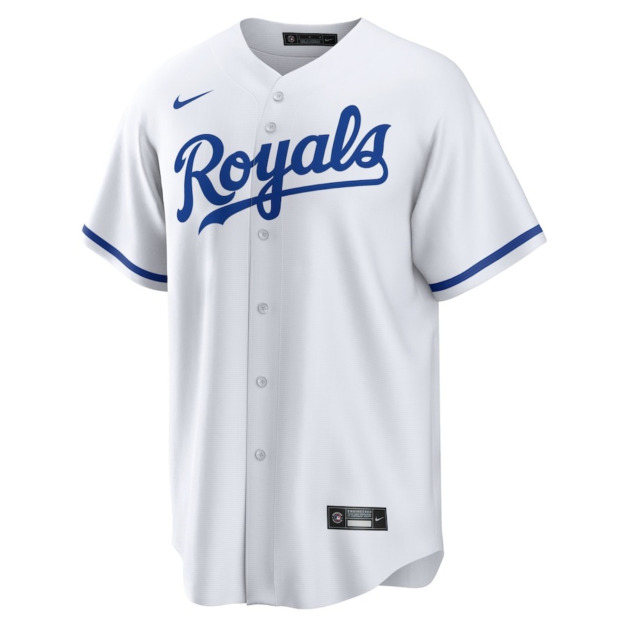 Men's Kansas City Royals Bobby Witt Jr. Nike White Home Replica Player Jersey - Mc Mu