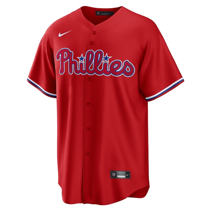 Men's Philadelphia Phillies Bryce Harper Nike Red Alternate Replica Player Name Jersey - Mc Mu