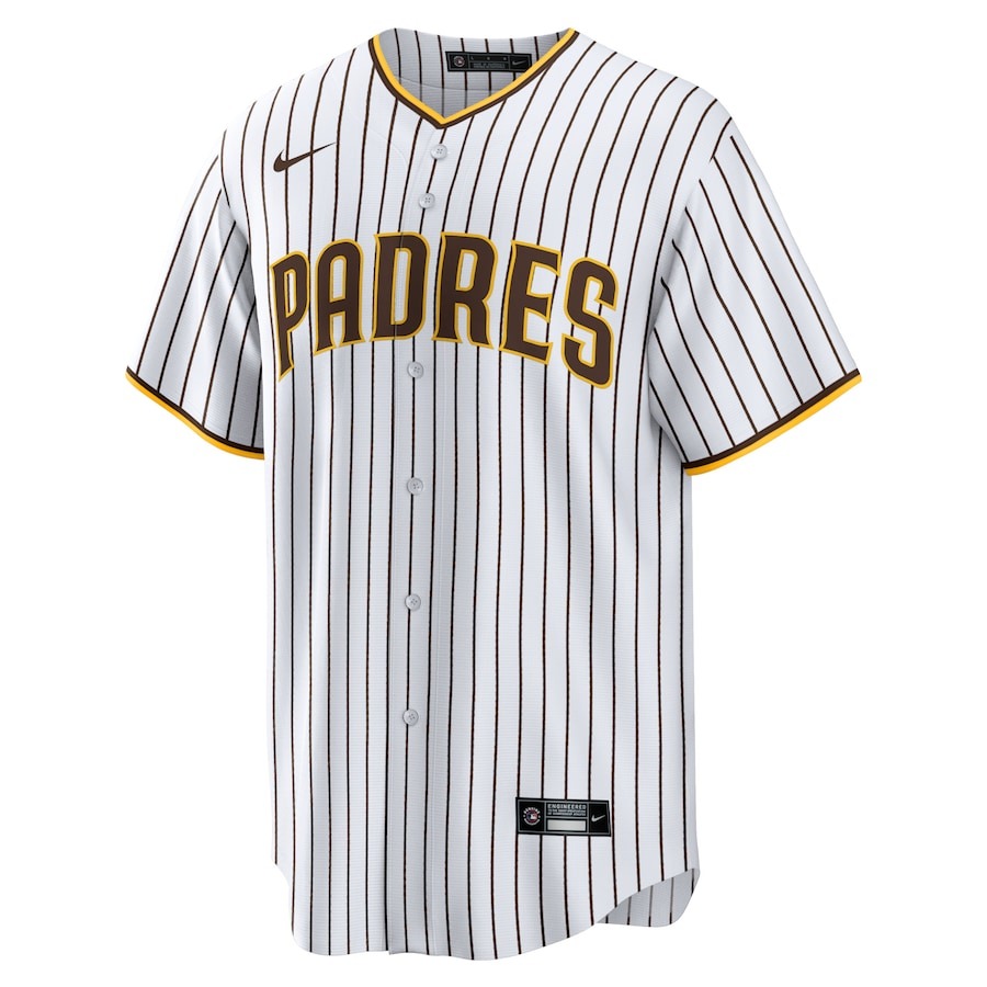 Men's San Diego Padres Jackson Merrill Nike White Home Limited Jersey - Mc Mu