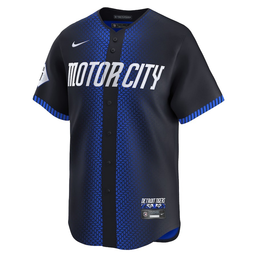 Men's Detroit Tigers Spencer Torkelson Nike Navy 2024 City Connect Limited Jersey - Mc Mu