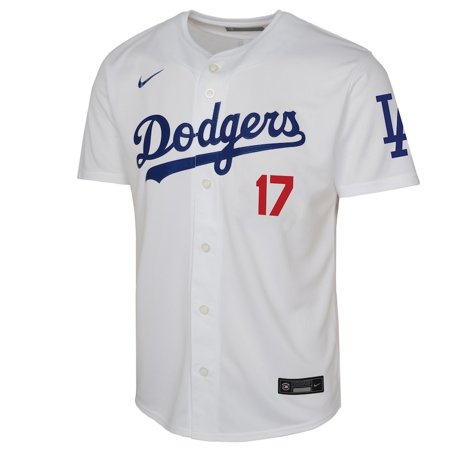 Youth Los Angeles Dodgers Shohei Ohtani Nike White 2024 World Series Champions Limited Player Jersey - Mc Mu
