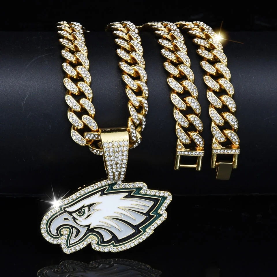 Philadelphia Eagles Fan Chain Necklace - Mc Mu