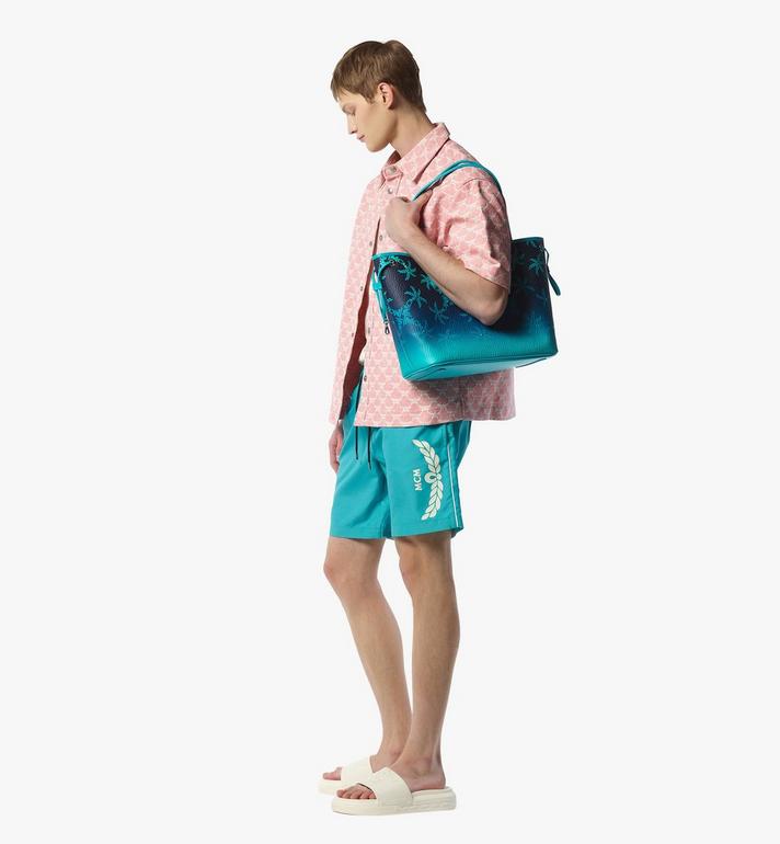 Liz Shopper in Studded Palm Canvas - Mc Mu