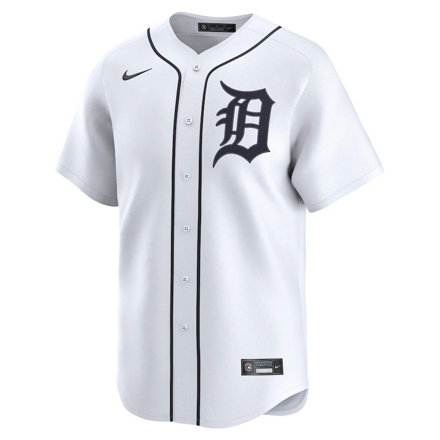 Men's Detroit Tigers Tarik Skubal Nike White Home Limited Player Jersey - Mc Mu