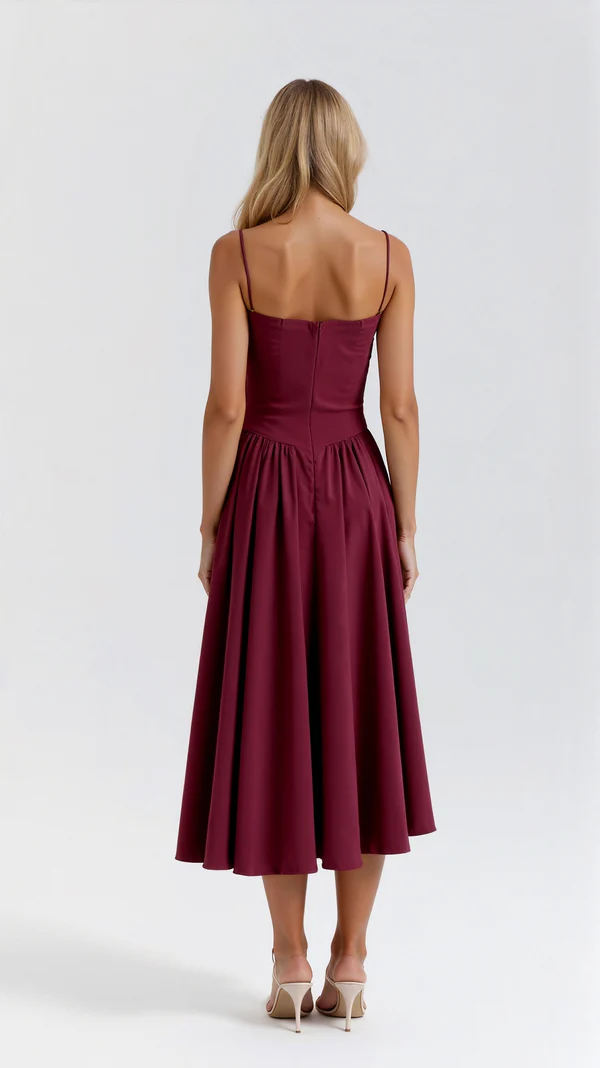 Corset Midi Dress - Mc Mu