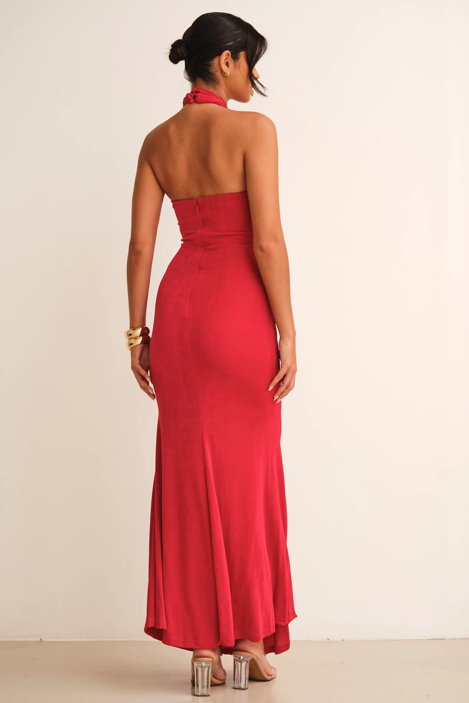 Malibu Maxi Dress Red - Mc Mu