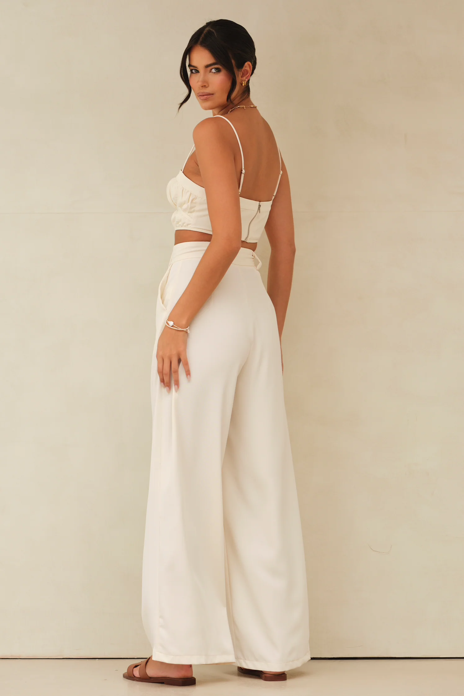 Penelope Top & Pants Co-ord White - Mc Mu