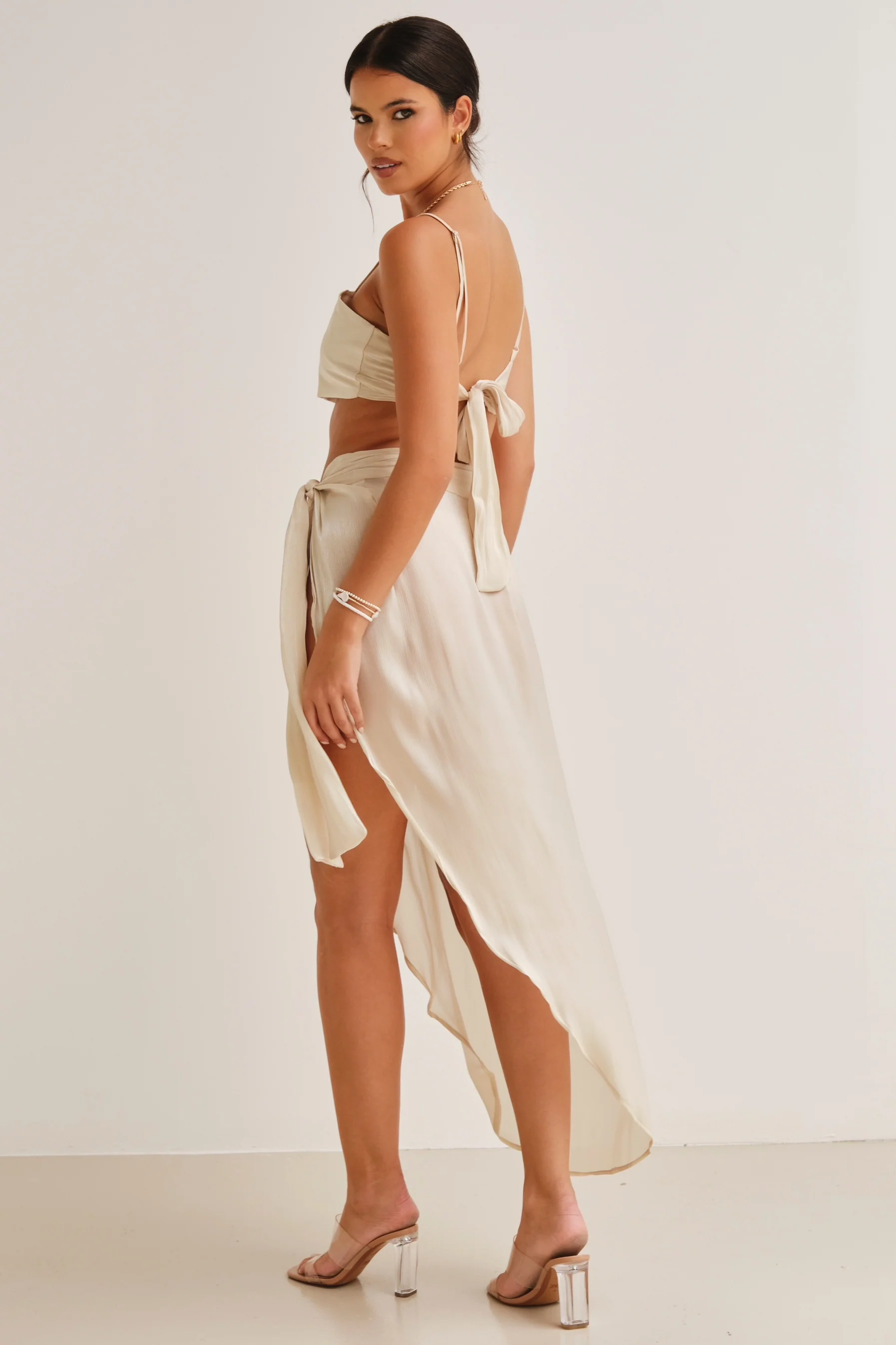 Zura Shimmer Sarong Olive - Mc Mu