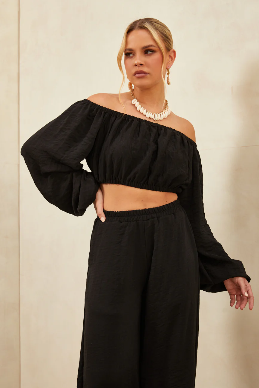 Cafe Sand Nassau Pants Black - Mc Mu