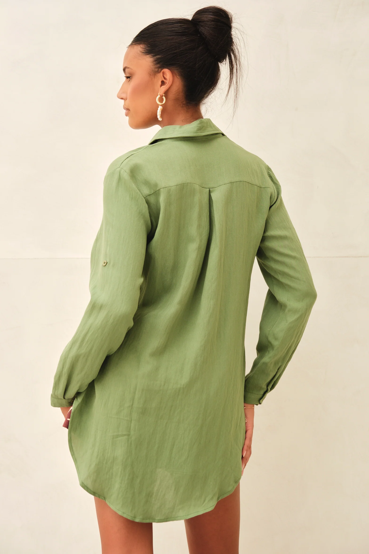 Azure Oversized Shirt Olive - Mc Mu