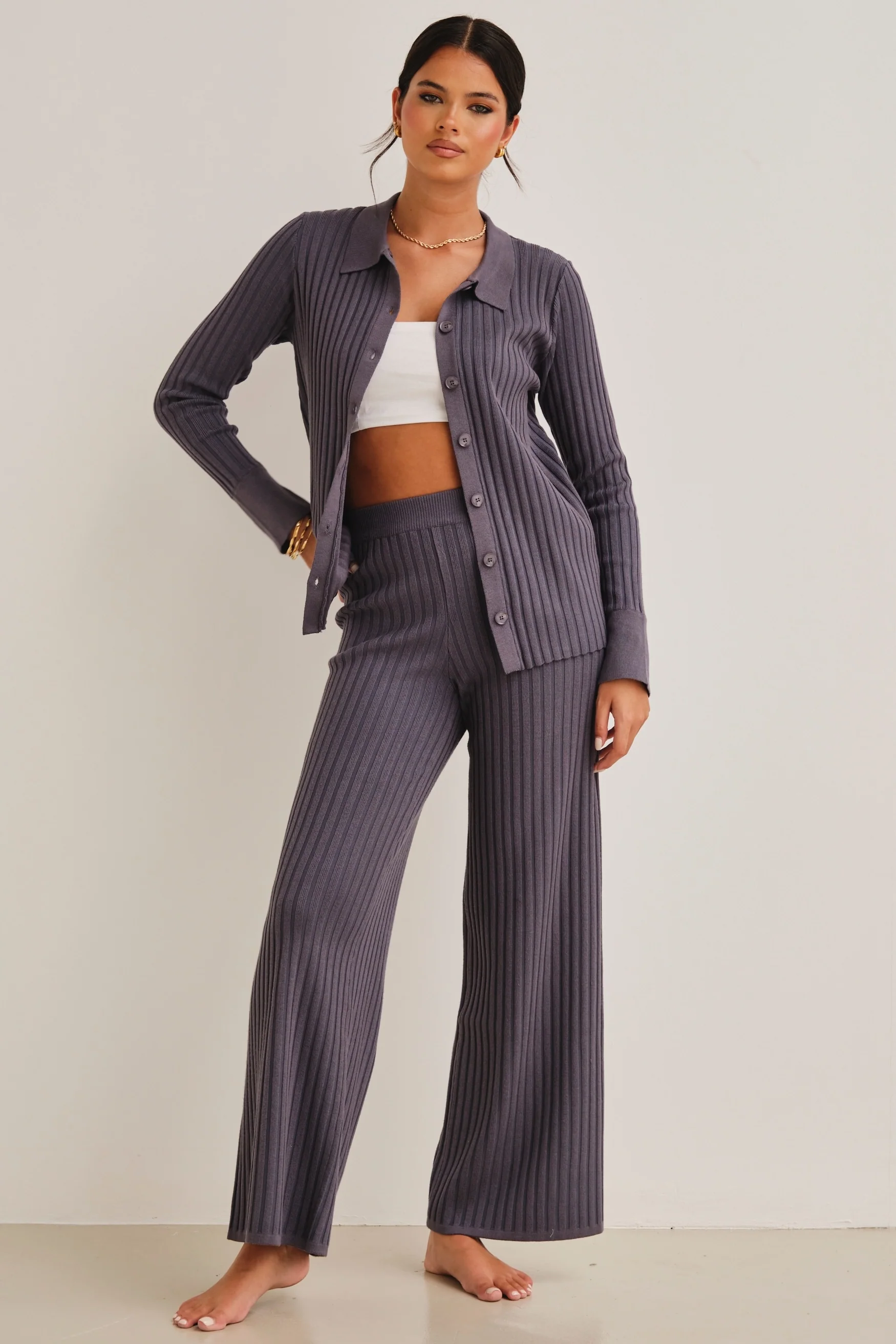 Taniyah Pants Pewter - Mc Mu