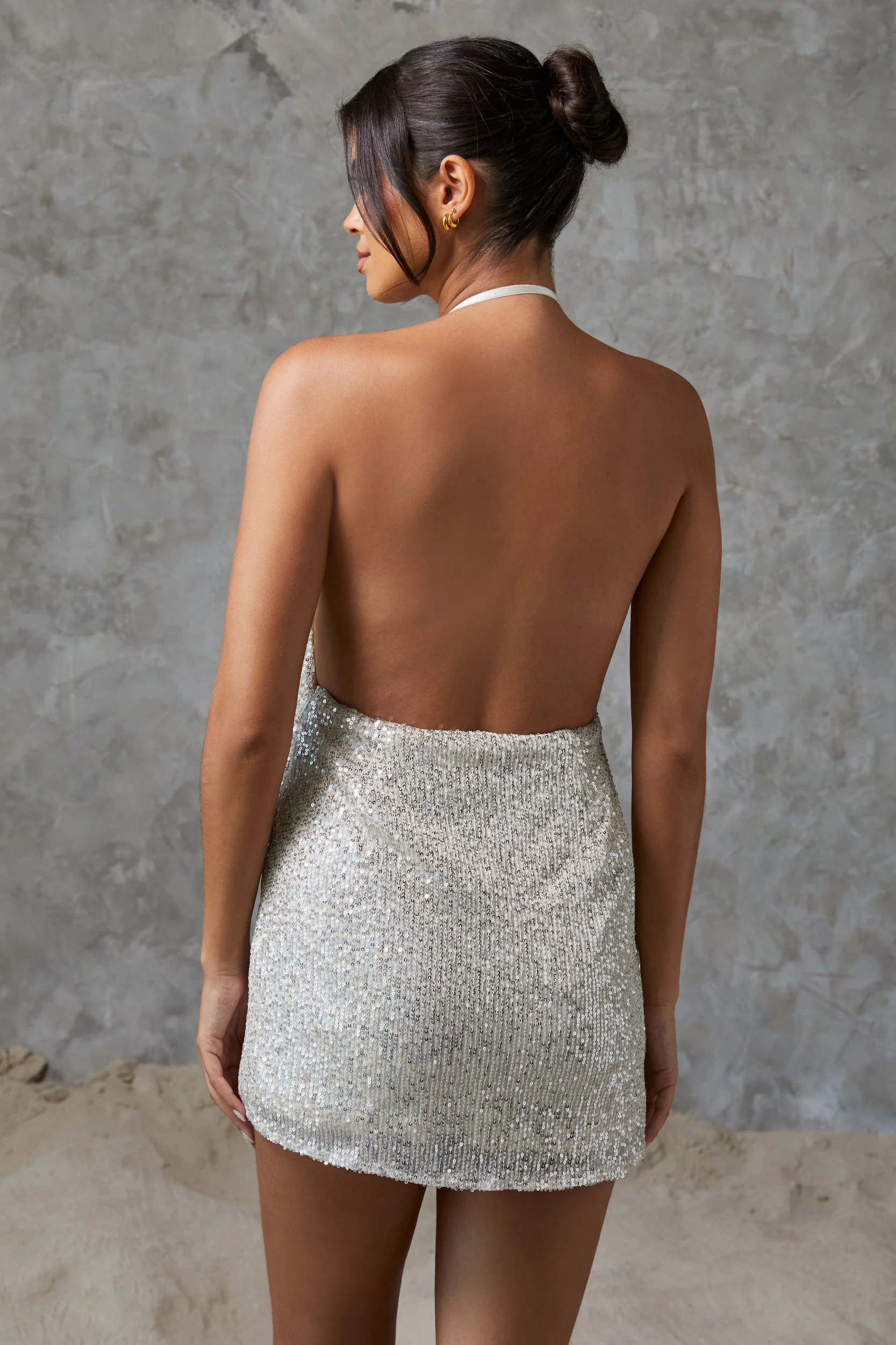 Mara Mini Dress Silver - Mc Mu