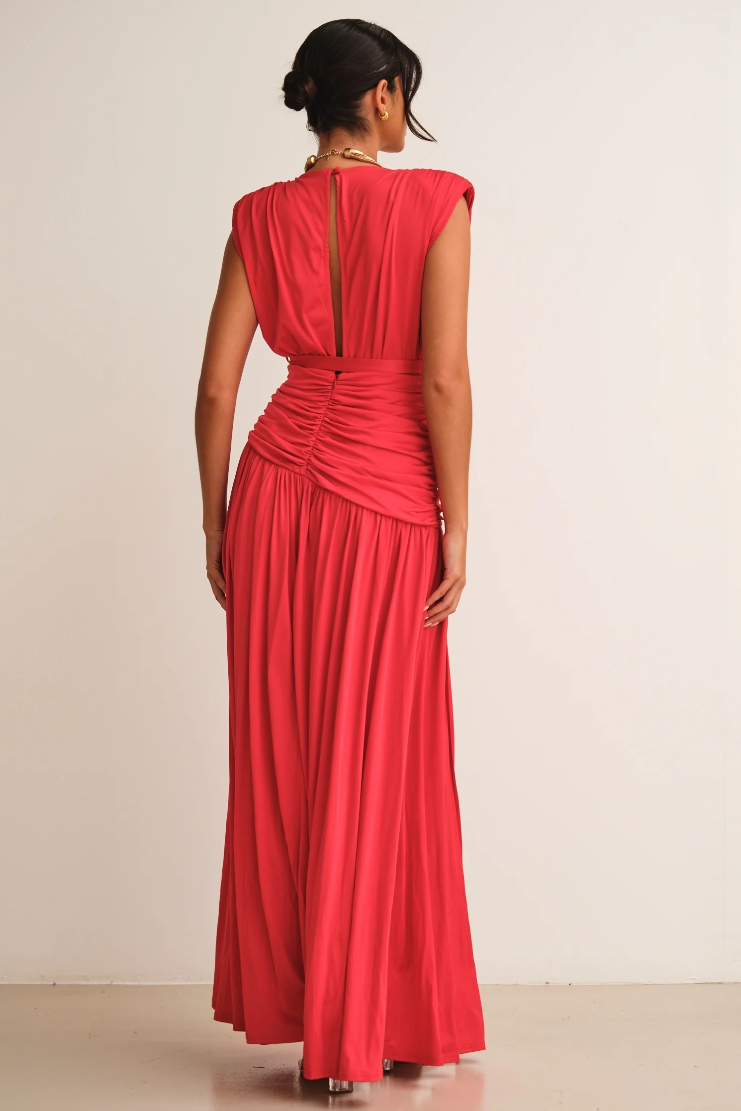 Myra Maxi Dress Red - Mc Mu