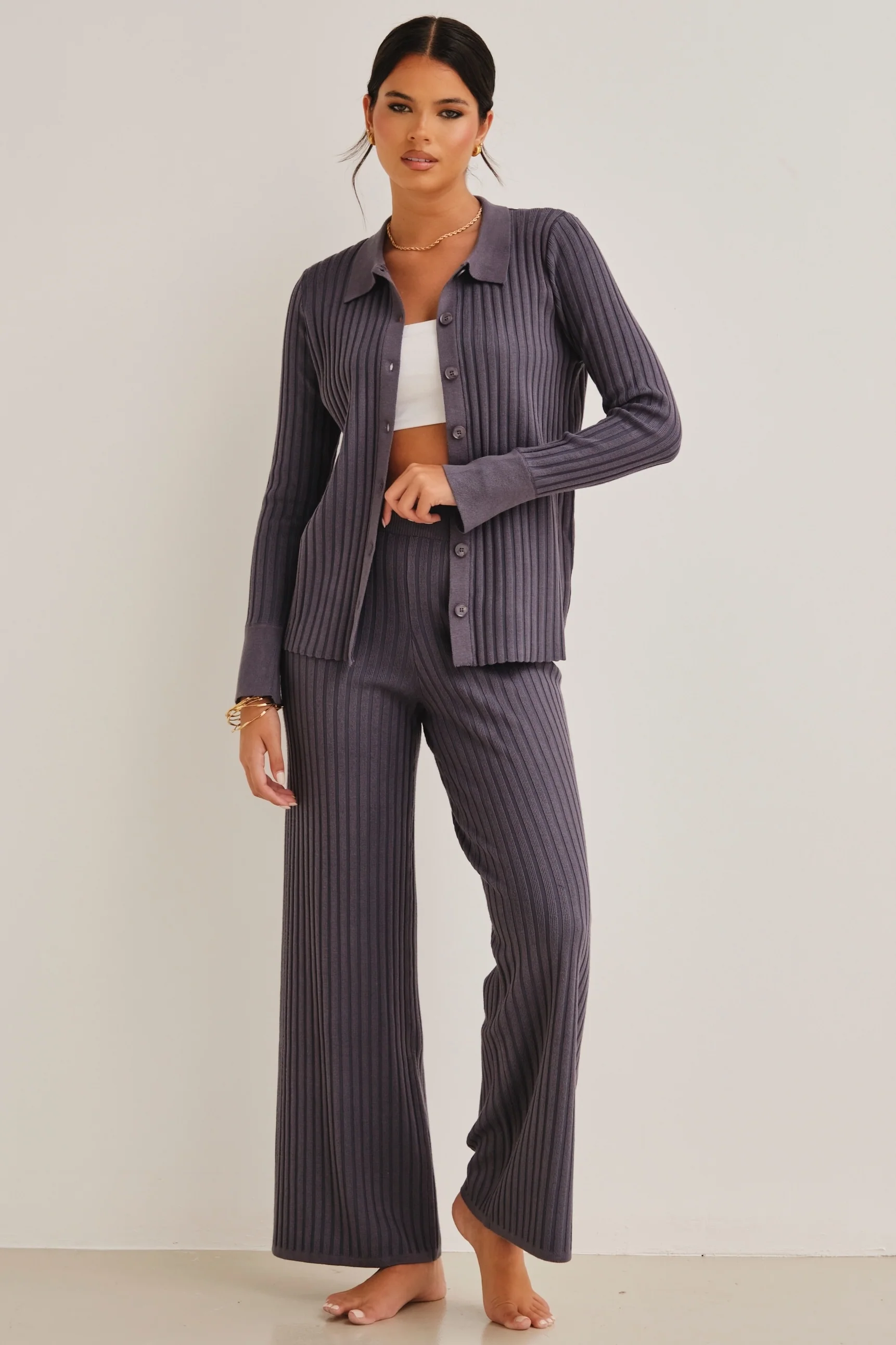 Taniyah Pants Pewter - Mc Mu