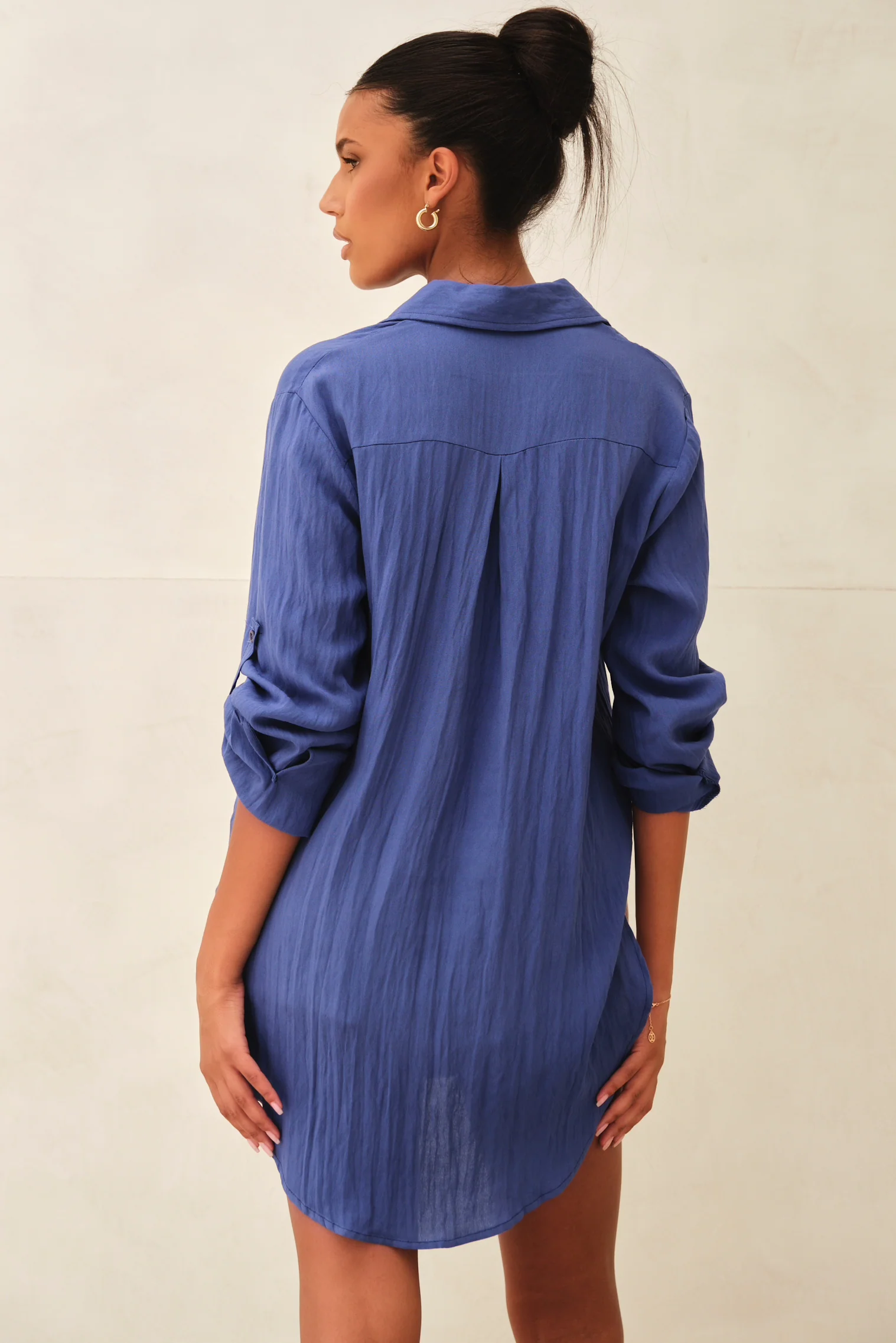 Azure Oversized Shirt Blue - Mc Mu