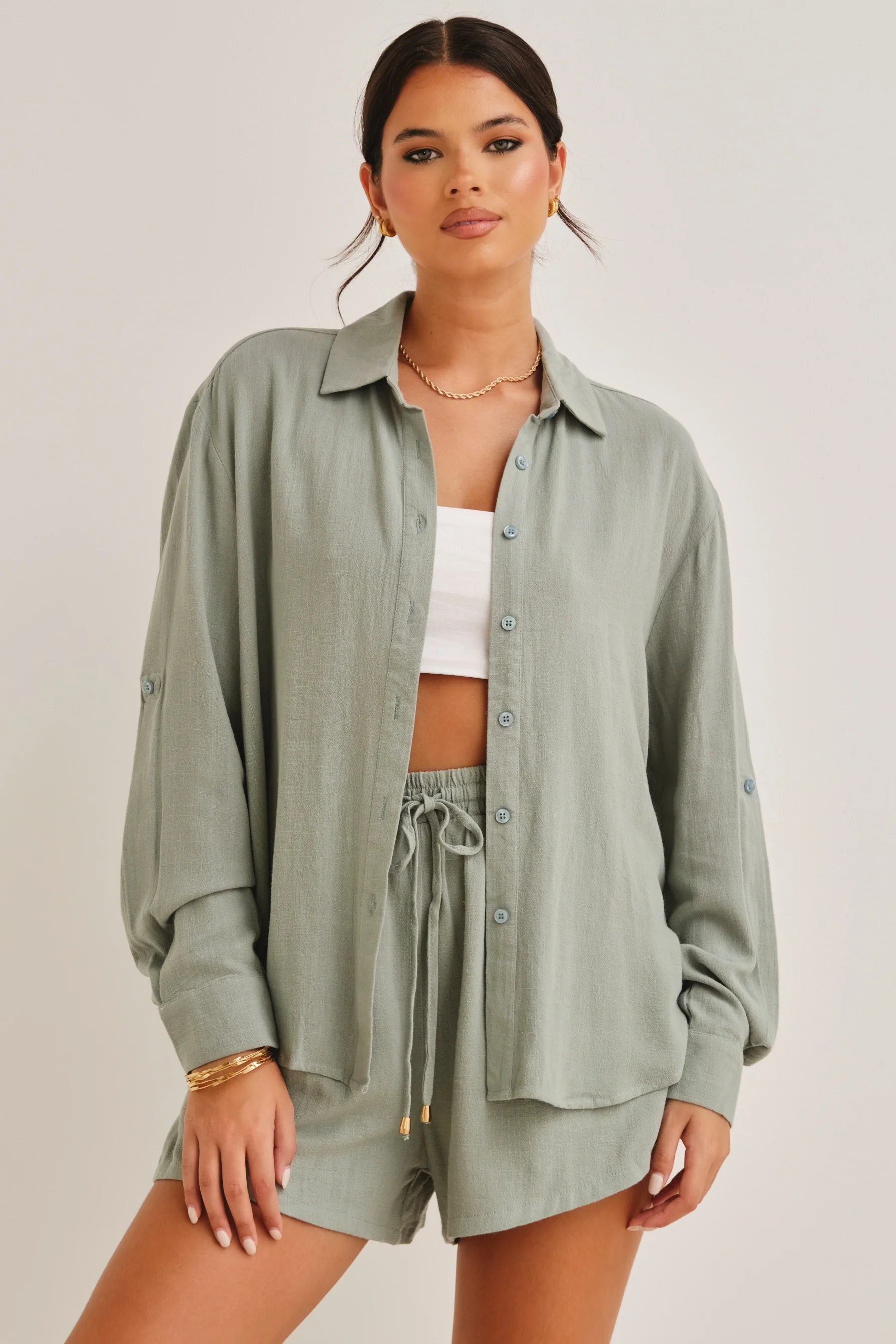 Kiana  Shirt Sage - Mc Mu
