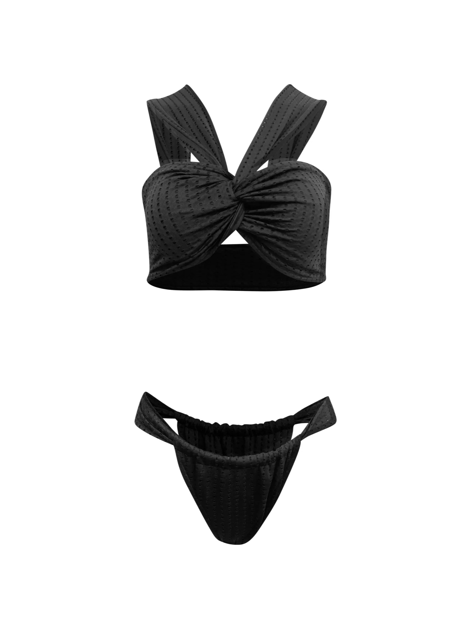 Rae Bikini Bottom Black - Mc Mu
