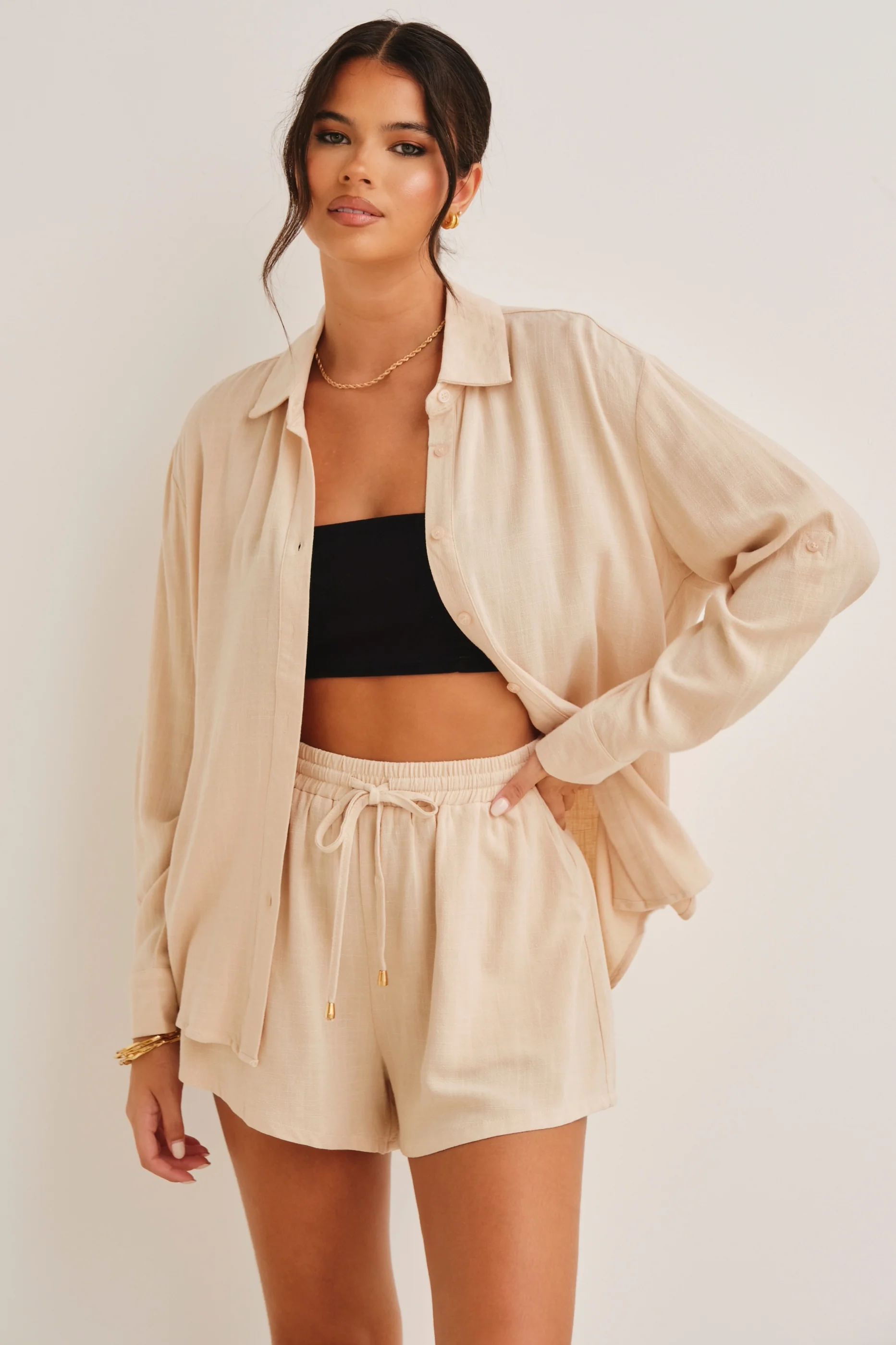 Kiana Shirt Sand - Mc Mu