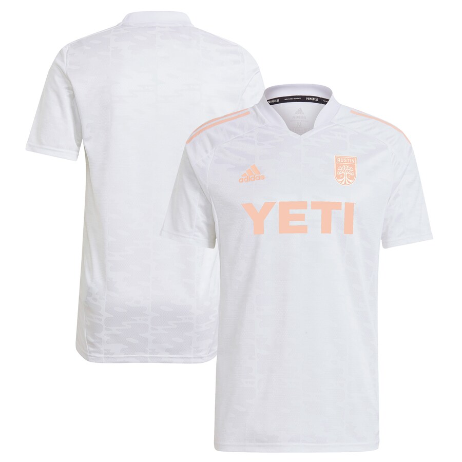 Men's Austin FC adidas White 2022 Primeblue Replica Jersey - Mc Mu